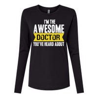 Awesome Doctor Womens Cotton Relaxed Long Sleeve T-Shirt