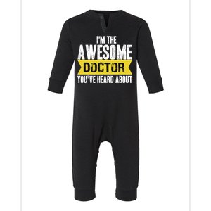 Awesome Doctor Infant Fleece One Piece