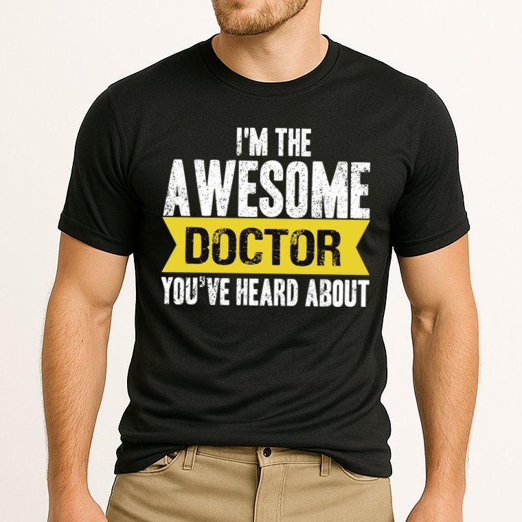 Awesome Doctor Cooling Performance Crew T-Shirt