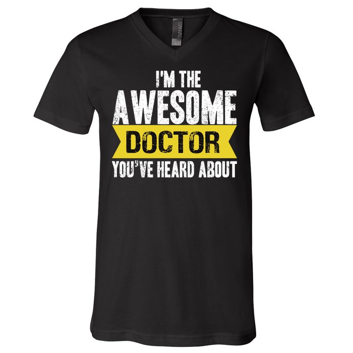 Awesome Doctor V-Neck T-Shirt