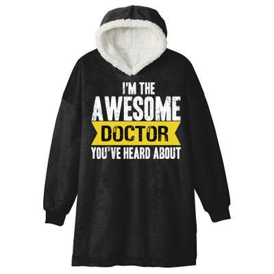 Awesome Doctor Hooded Wearable Blanket