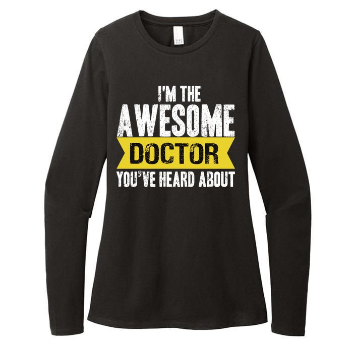 Awesome Doctor Womens CVC Long Sleeve Shirt