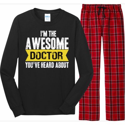 Awesome Doctor Long Sleeve Pajama Set