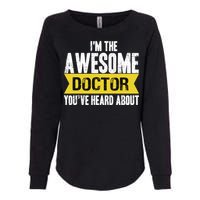 Awesome Doctor Womens California Wash Sweatshirt