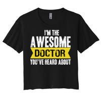 Awesome Doctor Women's Crop Top Tee