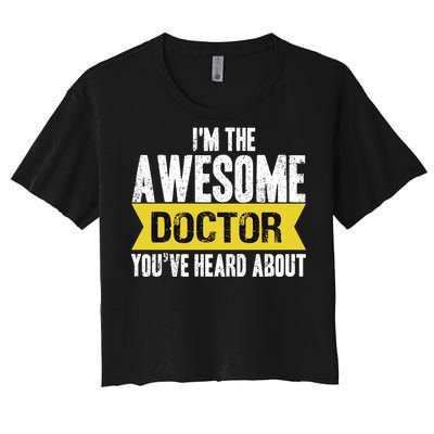 Awesome Doctor Women's Crop Top Tee