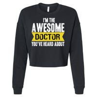 Awesome Doctor Cropped Pullover Crew