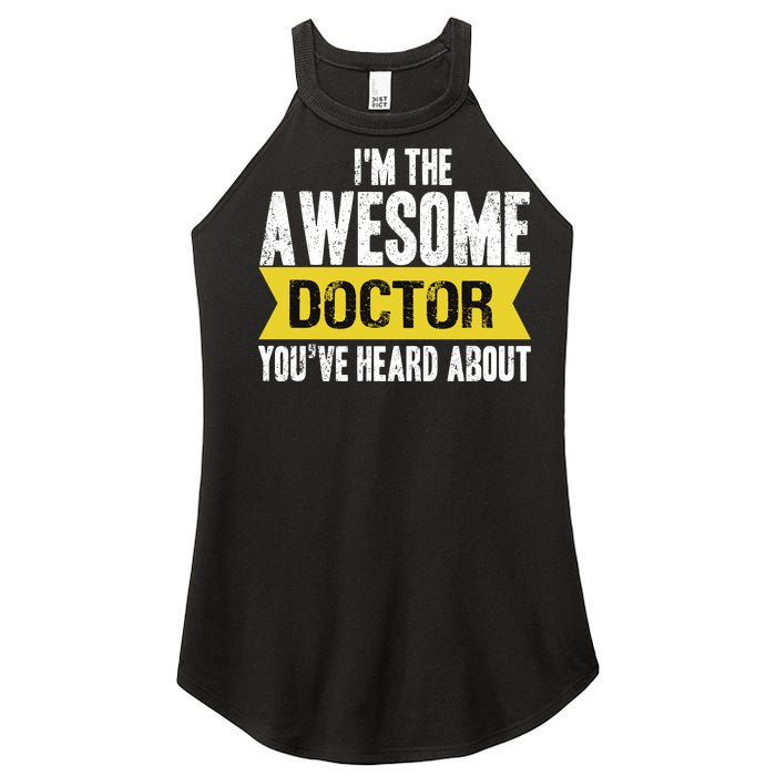 Awesome Doctor Women's Perfect Tri Rocker Tank