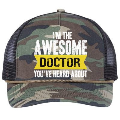 Awesome Doctor Retro Rope Trucker Hat Cap