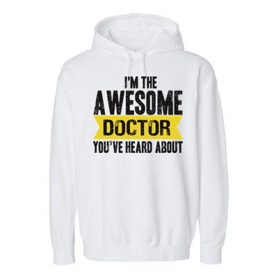 Awesome Doctor Garment-Dyed Fleece Hoodie