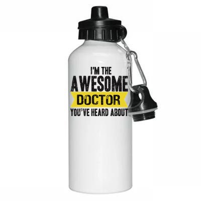 Awesome Doctor Aluminum Water Bottle