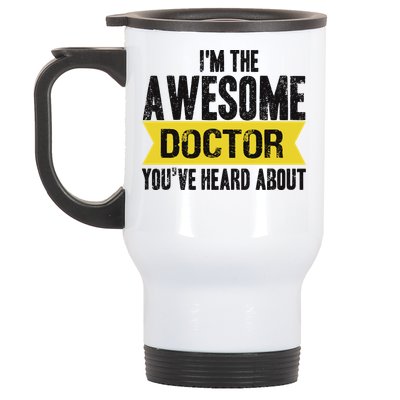 Awesome Doctor Stainless Steel Travel Mug