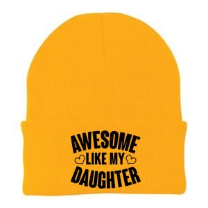 Awesome Like My Daughter Proud Parents Knit Cap Winter Beanie