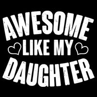 Awesome Like My Daughter Proud Parents Drawstring Bag