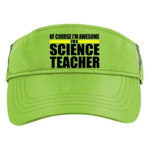 Awesome Science Teacher Adult Drive Performance Visor