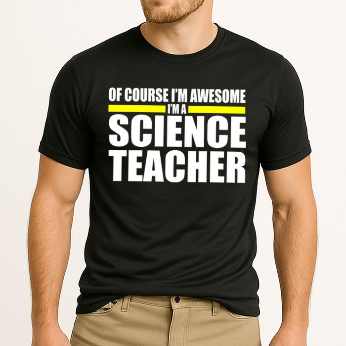 Awesome Science Teacher Cooling Performance Crew T-Shirt