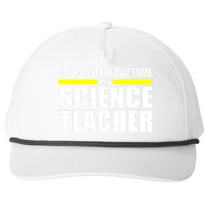 Awesome Science Teacher Snapback Five-Panel Rope Hat