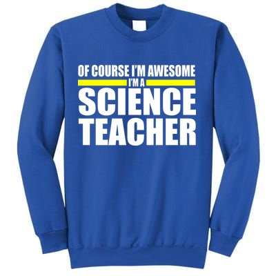 Awesome Science Teacher Sweatshirt