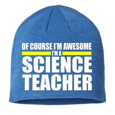 Awesome Science Teacher Sustainable Beanie
