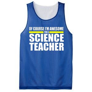 Awesome Science Teacher Mesh Reversible Basketball Jersey Tank