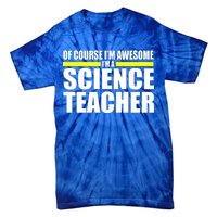 Awesome Science Teacher Tie-Dye T-Shirt