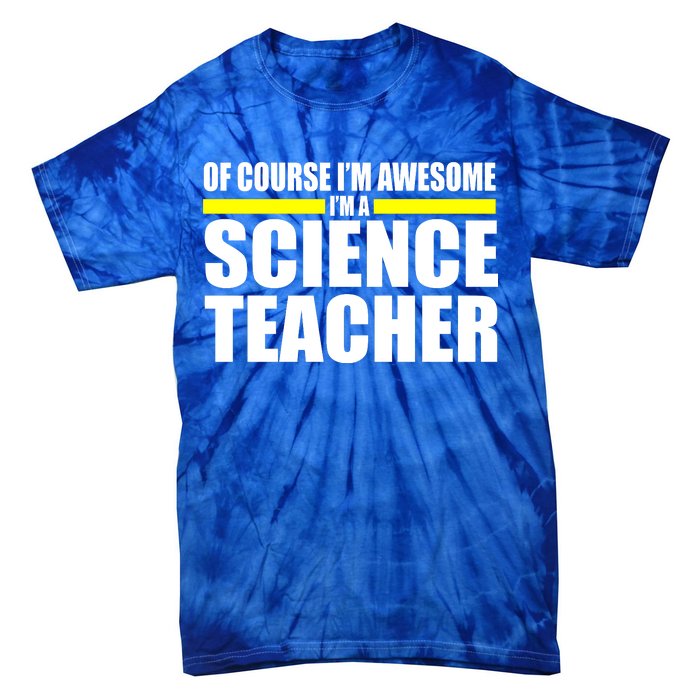 Awesome Science Teacher Tie-Dye T-Shirt