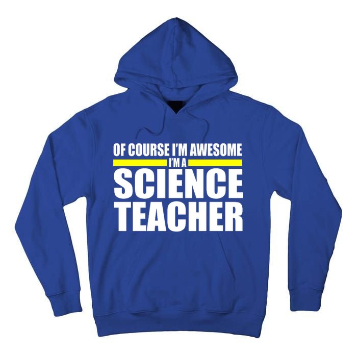 Awesome Science Teacher Tall Hoodie