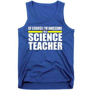 Awesome Science Teacher Tank Top