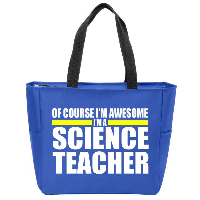 Awesome Science Teacher Zip Tote Bag