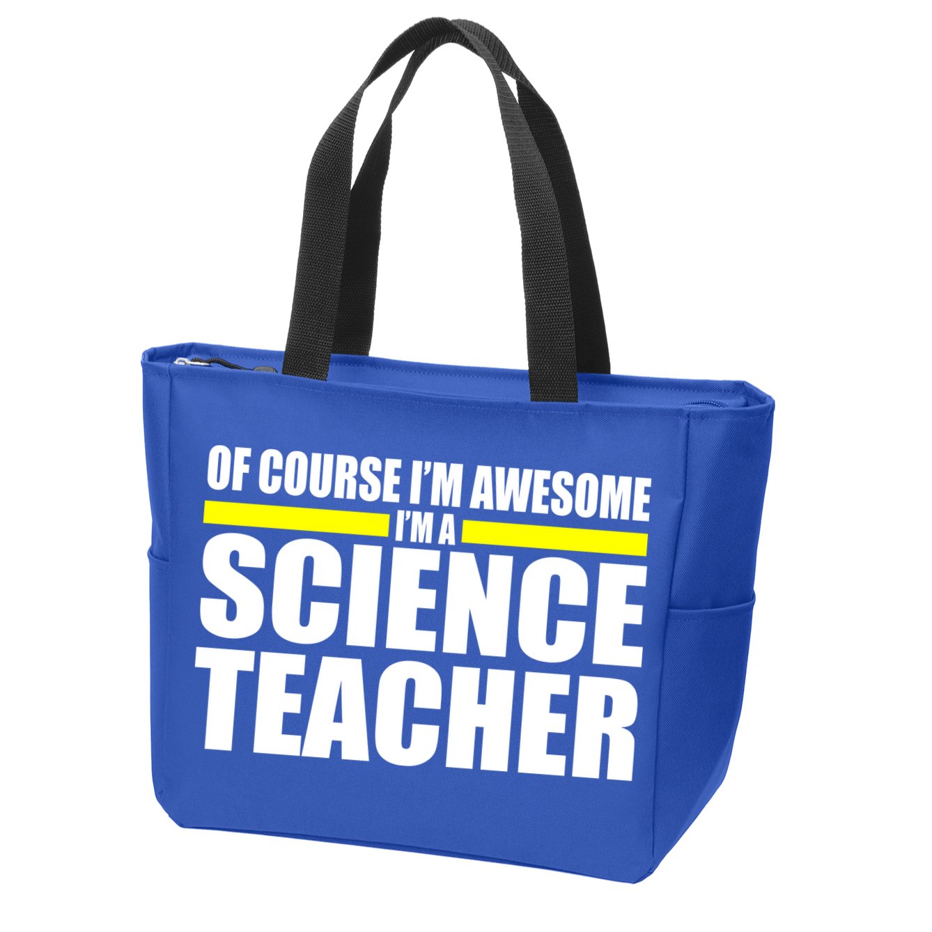 Awesome Science Teacher Zip Tote Bag