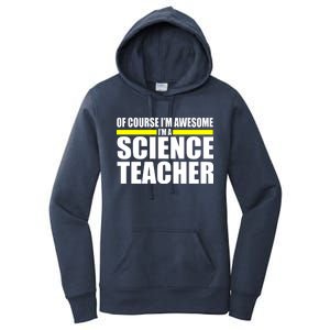 Awesome Science Teacher Women's Pullover Hoodie