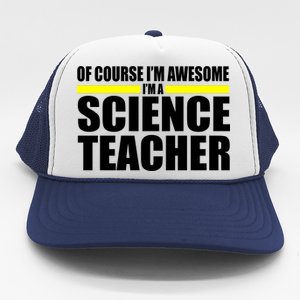 Awesome Science Teacher Trucker Hat