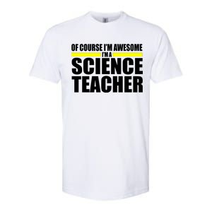 Awesome Science Teacher Softstyle CVC T-Shirt