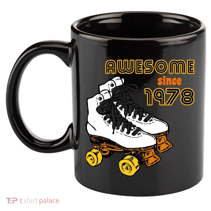 Awesome Since 1978 11oz C Handle Ceramic Mug