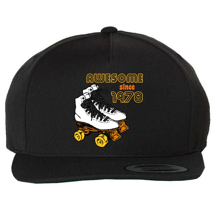 Awesome Since 1978 Wool Snapback Cap