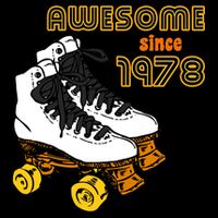 Awesome Since 1978 Wool Snapback Cap