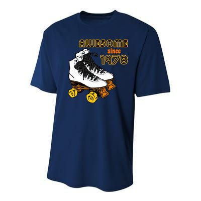 Awesome Since 1978 Youth Performance Sprint T-Shirt