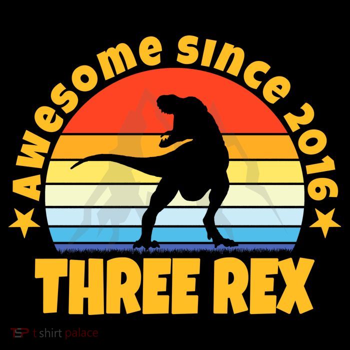 Awesome Since 2016 Three Rex Flatbill Hat