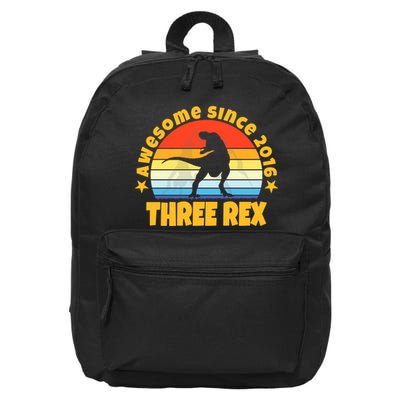 Awesome Since 2016 Three Rex 16 in Basic Backpack