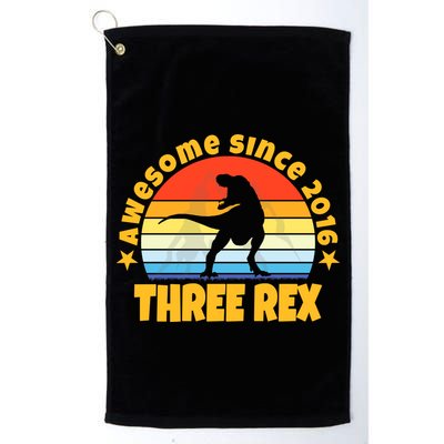 Awesome Since 2016 Three Rex Golf Towel