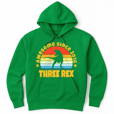Awesome Since 2016 Three Rex Hoodie