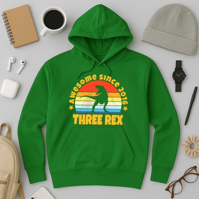 Awesome Since 2016 Three Rex Hoodie