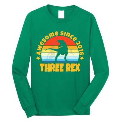 Awesome Since 2016 Three Rex Long Sleeve Shirt