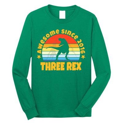 Awesome Since 2016 Three Rex Long Sleeve Shirt