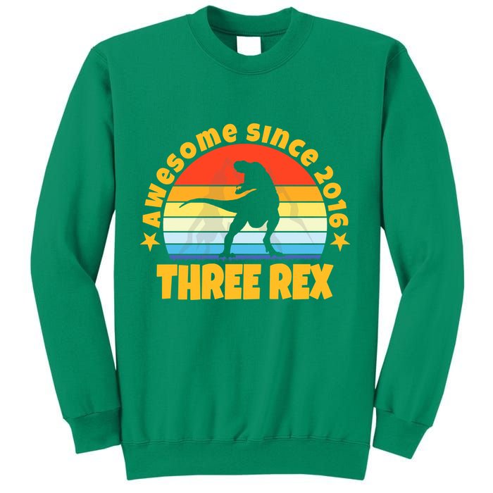 Awesome Since 2016 Three Rex Sweatshirt