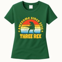 Awesome Since 2016 Three Rex Womens T-Shirt