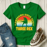 Awesome Since 2016 Three Rex Womens T-Shirt