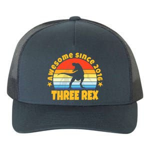 Awesome Since 2016 Three Rex Yupoong Adult 5-Panel Trucker Hat