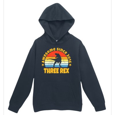 Awesome Since 2016 Three Rex Urban Pullover Hoodie