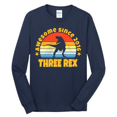 Awesome Since 2016 Three Rex Tall Long Sleeve T-Shirt